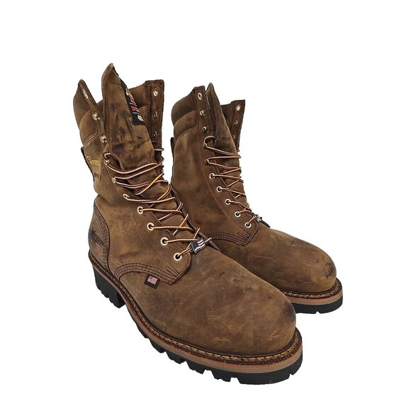 Thorogood Men's 9" Steel Toe WP/Insulated Logger Work Boot U.S.A .804-3554 12 3E - Picture 1 of 7